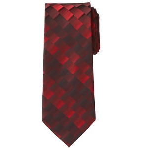 KingSize Men's KS Signature Collection Extra Long Classic Geo Tie - 1 of 2