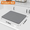 18"x14" Quick Dry Diatomite Kitchen Mat, , Non-Slip Drying Pad for Countertop 2 Pack - 2 of 4