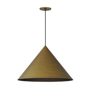 ET2 Lighting Pitch 1 - Light Pendant in  Antique Brass - 1 of 3