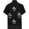 LA LEELA Men's Beach Cruise Holidays Shirts Casual Button Down Shirts For Men Summer Vacation Aloha Tops Hawaiian Shirt - 2 of 4