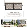 YOOCOZZ Patio 2 seat Woven Rope Swing with Soft Cushions - 4 of 4