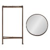 Kate and Laurel Celia Round Metal Tea Table, 14x14x25.75, Bronze - 4 of 4