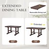 NicBex Farmhouse Extendable Wooden Dining Table with Removable Leaf,Modern Large Kitchen Table,Dining Room Furniture - 4 of 4