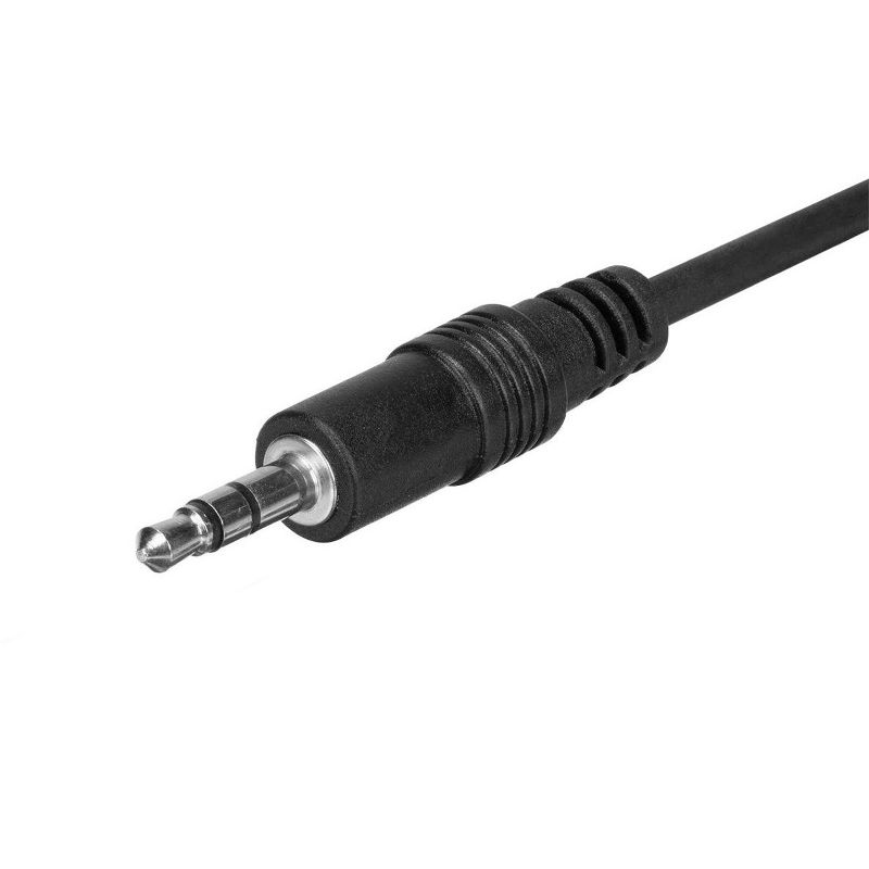 Monoprice Stereo Extension Cable - 6 Feet - Black | 3.5mm Plug/Jack Male/Female, 2 of 7