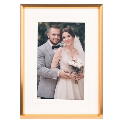 REGALWOVEN Metal Picture Stylish Tabletop Display Frame for Wedding Photos and Posters Family Decor 1 Pc
