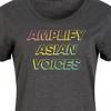 Women's - Instant Message - Amplify Asian Voices Graphic T-shirt Dress - 2 of 4