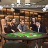 Octagon Poker Table with Collapsible Legs, Casino Leisure Table for 8 Players, Blackjack Gaming Table - 2 of 4