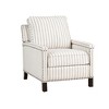 Fabric Push Back Reclining Chair with Nailhead Trim and High-Density Foam Seat - 4 of 4