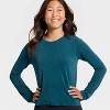 Girls' Seamless Lurex Long Sleeve T-Shirt - All In Motion™ - 3 of 3