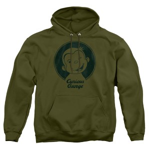 Curious George Classic Wink Adult Pull-Over Hoodie - 1 of 4