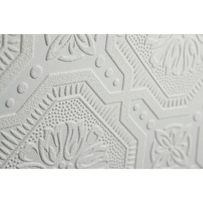 Canvas Paintable White Wallpaper