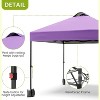 10x10 Pop Up Canopy with Sidewalls, Portable Outdoor Canopy with One Push Setup, Easy Set-Up Waterproof Pop Up Tent for Outdoor Party - 4 of 4