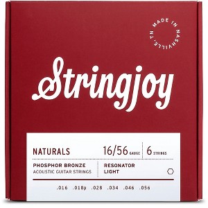 Stringjoy Naturals Phosphor Bronze Acoustic Guitar Strings - 1 of 1