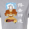 Women's - Avatar: The Last Airbender - Aang Sitting Avatar State Cropped Graphic T-Shirt - 2 of 4