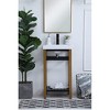 Elegant Lighting 18 inch Single Bathroom Metal Vanity in Golden Black - 2 of 4