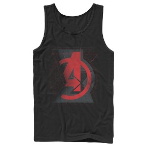Men's Marvel Black Widow Avenger Logo Tank Top - 1 of 4