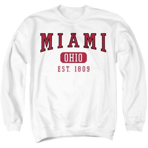 Men's Miami University Established Date Miami Ohio Crewneck Sweatshirt - 1 of 4