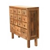 Storied Home Vintage Apothecary Chest Brown: 15-Drawer Wood Storage Organizer, 30"H x 32"D x 10"W, Assembly Required - 4 of 4