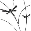 Sunnydaze Decorative Steel Metal Dragonfly Delight Design Garden Trellis - 55.75" H - Black - 2-Pack - image 4 of 4