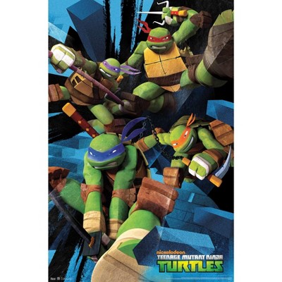 Trends International Nickelodeon Teenage Mutant Ninja Turtles - Attack Unframed Wall Poster Prints