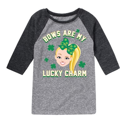 JoJo Siwa Lucky Charm  - Athletic Heather/Heather Black - 3T
