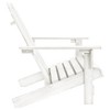 vidaXL Garden Chair White Solid Fir Wood 2-Seater Durable - 3 of 4