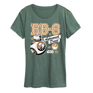 Women's - Star Wars: The Force Awakens - BB8 Short Sleeve Graphic T-Shirt - 1 of 4
