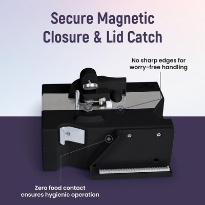 Black Stainless Steel Under Cabinet Mounted Electric Can Opener