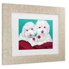 Trademark Fine Art Pat Saunders-White Rainie Matted Framed Art - 3 of 4