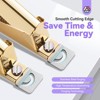 Saviland Nail Clippers with Magnets: Golden Rose Nail Clipper for Nails Cutter with Sizer Magnets 15PCS  (Golden Rose) (Golden Rose) - 4 of 4