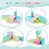 Costzon Toddler Climbing Toys, 6-Piece Climb & Crawl Foam Playset with PU Cover for Crawling, Climbing & Walking, Indoor Use for Ages 1–3 (Pink) - 3 of 4