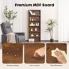 CAVINAS Bookcases for Living Room 53" H Floor Standing Open Bookcase with 5-Shelf for Office Storage - 4 of 4