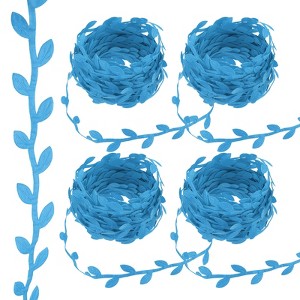 Unique Bargains Polyester Natural and Realistic Design Flexible Durable Leaf Ribbon 4 Pcs - 1 of 4