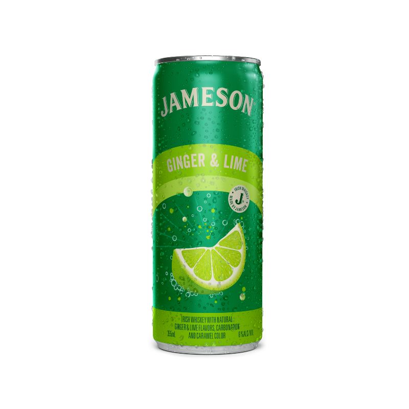 Jameson Whiskey Lime RTD - 4pk/355ml Cans, 1 of 8