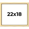 PosterPalooza | Simple Gold Picture Frame - UV Acrylic, Backing Board, Hanging Hardware Included - 2 of 4