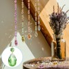 Unique Bargains Crystal Pendants Teardrop Beads for DIY Lamp Arts Crafts Decoration 10 Pcs - 4 of 4