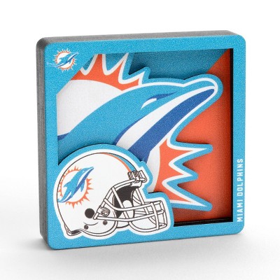 NFL Miami Dolphins 3D Logo Series Magnet