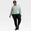 Women's Airy Sleek Ribbed Crewneck Sweatshirt - All In Motion™ - 3 of 3