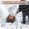 VOLTASK 24V 16-inch Cordless Snow Shovel 9.3lbs Lightweight Snow Blower Cordless with 4-Ah Battery & Quick Charger Included for Driveway & Sidewalks - 2 of 4