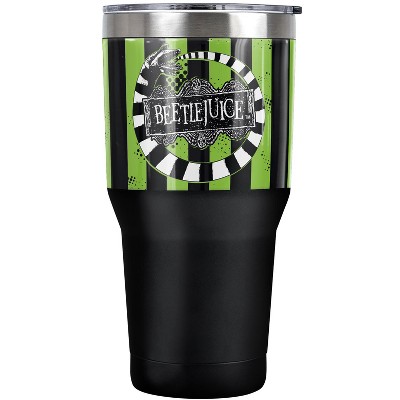Beetlejuice Beetle Worm Steel Tumbler 30oz Coffee Travel Mug