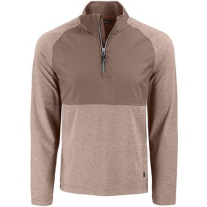 Cutter & Buck Adapt Eco Knit Hybrid Recycled Mens Quarter Zip - 1 of 2