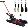 Hydraulic Motorcycle Lift Jack Foot-Operated Motorcycle Lift Table With 4 Wheels 1500 LBS Capacity 4.5" - 15"(0.38-1.25ft) Lifting Range - 4 of 4