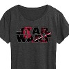 Women's - Star Wars - Logo Darth Vader Short Sleeve Graphic T-Shirt - 2 of 4