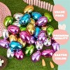 Joyfy Metallic Gold Easter Eggs Plastic Eggs Colorful Bulks for Easter Hunt, Filling Treats, Easter Basket Stuffers, Classroom Prize Supplies - 2 of 4