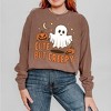 Simply Sage Market Women's Cute But Creepy Long Sleeve Garment Dyed Tee - 2 of 4