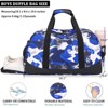 Kids Overnight Duffle Bag Boys Sports Gym Bag with Shoe Compartment & Wet Pocket - 2 of 4