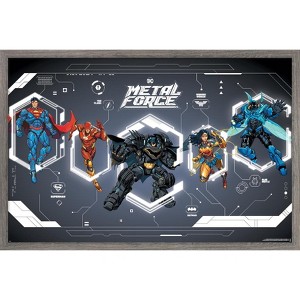 Trends International DC Comics: Metal Force - Group Framed Wall Poster Prints - 1 of 4