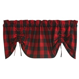 Park Designs Buffalo Check Lined Farmhouse Valance 60" - 1 of 3