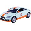 Audi TT Coupe "Gulf Oil" Light Blue with Orange Stripes "Gulf Die-Cast Collection" 1/24 Diecast Model Car by Motormax - 2 of 3