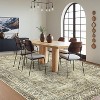 Washable Area Rugs, Non Slip Non Shedding Distressed Print Carpet, Stain Resistant Soft Floor Cover for Living Room Bedroom Dining Room Office Nursery - 4 of 4